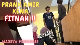 AMIR KENA FITN4H DENGAN MARSYA !! - PRANK AMIR M4RAH