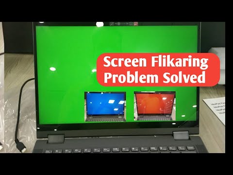 how to fix red/green/blue/white/black laptop screen problem