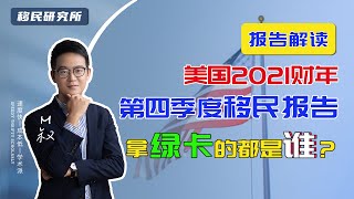 美国移民 | 2021财年第四季度移民报告公布，看看拿到绿卡的都是哪些人？#移民 #移民美国 #美国移民 #美国绿卡 #美国身份 #移民方式 #入籍美国 #绿卡 #美国国籍 #移民美国 #职业移民