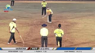 Rushi vaidya batting in ratnagiri champion trophy 2018