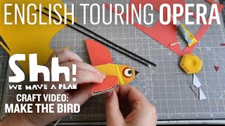 Make your own bird puppet | Shh! We Have A Plan Crafts