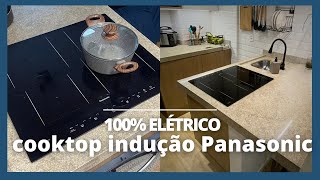 Apartamento studio sem ponto de gás: nosso cooktop indução da Panasonic