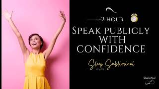 Speak Publicly with Confidence ,⛓️🦋 CONFIDENCE BOOSTER + Public Speaking Subliminal I Joseph murphy