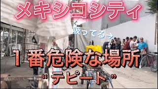 ヤクチュウだらけのメキシコシティ最凶スラム街テピート/日本人は私達しかいないです。