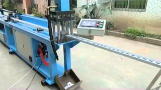 Automatic hole punching machine for aluminum pipe - ladder punching machine