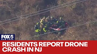 Residents report drone crash in NJ, investigation underway