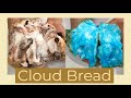 Making TIKTOK Cloud Bread / Chocolate Cloud Bread and Blue Cloud Bread