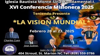 Conferencia de Misiones  La vision mundial 2025  Servicio General Viernes pm