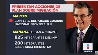 Anuncian acciones en el Instituto Nacional de Migración tras renuncia de Guillén