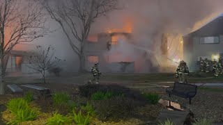 Apartment fire displaces 8 families in Webster area