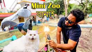 Mini Zoo তে নিজেই খাঁচা বানাইলাম | নতুন Pheasants গুলা কেমন আছে ?