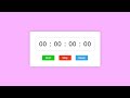 Simple Stopwatch Project Using HTML CSS & JavaScript