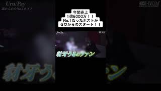 年間売上1億6000万！！№1だったホストがゼロからのスタート！！