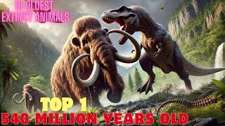 TOP10 Oldest Extinct Animals_#PrehistoricAnimals #ExploreNature #Extinct Animals