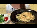 【咀嚼音】明太子パスタを食べる【eating sounds】