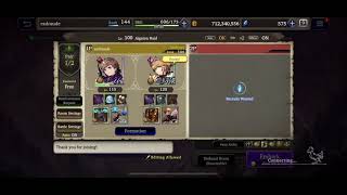 Aigaion Raid WOTV | lvl115 Oberon \u0026 lvl120 MR Mont | strategy from Locke D