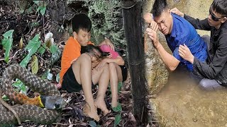 single father: trying to find their two lost and missing children in the forest