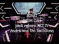 ANDRA AND THE BACKBONE X PADI REBORN NET TV [ DRUMCAM ]