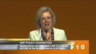 2016 NDP Convention - Rachel Notley