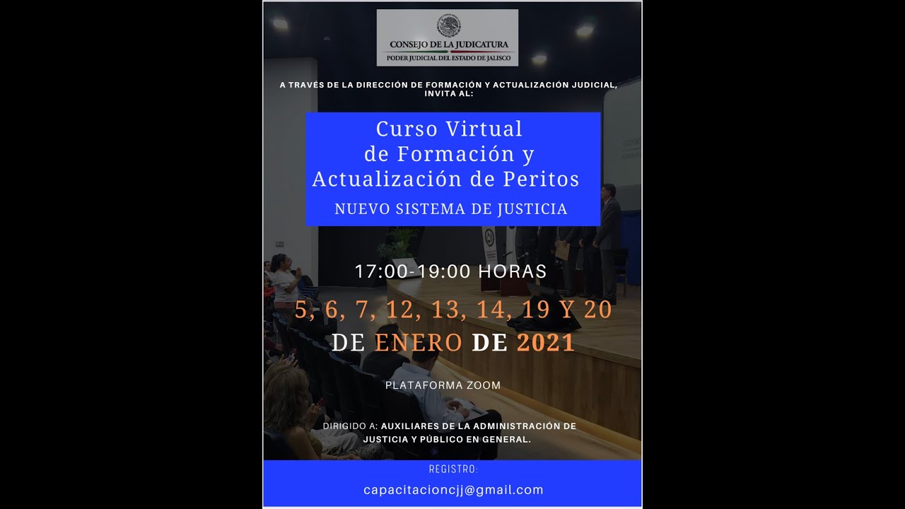 Curso Virtual De Formación Y Actualización De Peritos En El Nuevo ...