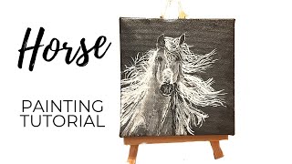 Horse Painting Tutorial/ Real Time Painting (For Beginners)