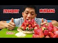 FRESH STRAWBERRY MUKBANG: EATING SOUNDS (ASMR) |Team AgustinTv