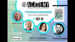 War on Transhumanism far-right Joe Allen debates scholars Max More, Nell Watson & Natasha Vita-More.