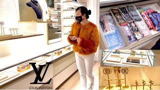 Louis Vuitton 2021 In-store Virtual Tour Shopping Experience Eye Candy Tried WOC \u0026 Bandeau Pearl Yao