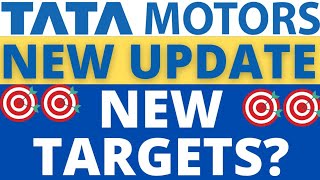 TATA MOTORS SHARE NEW UPDATE I TATA MOTORS SHARE NEW TARGETS I TATA MOTORS SHARE PRICE NEWS TODAY