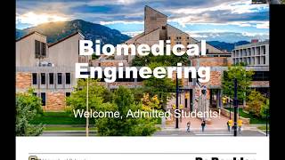 CU Boulder Biomedical Engineering Major Overview