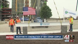 Milestone in construction of new Cerner campus