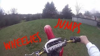 Random wheelies and jumps
