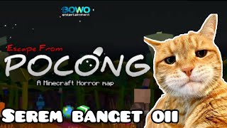 Bermain Geme Minecraft - Mod Escape From Pocong Minecraft horor, SEMOGA TERHIBUR