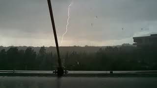 Beirut Lightning Strike in Slow motion | Maytham Karaki