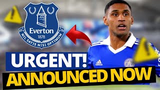 🚨🚨URGENT! NEWS NOBODY EXPECTED! IT JUST HAPPENED! EVERTON NEWS TODAY! EVERTON TRANSFERS!