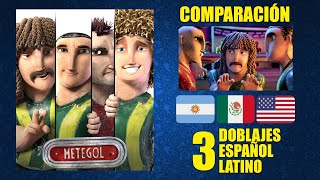 Metegol [2013] Comparación de 3 Doblajes Latinos | Idioma Original y Redoblajes | Español Latino