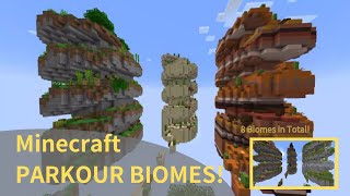 PARKOUR over All Minecraft BIOMES!