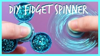 DIY Fidget Spinner WITHOUT BEARINGS! Using common household items!