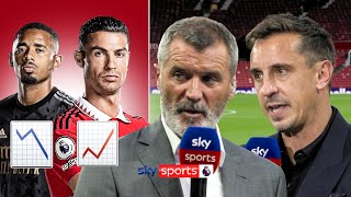 Who finishes higher: Arsenal or Man Utd?! | Keane, Merse, Neville & Hasselbaink disagree!
