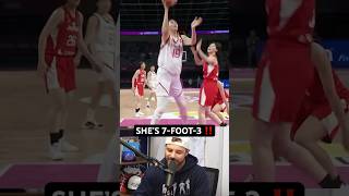 Team China's 7-foot-3 girls basketball star, a breakdown #basketball #hoops #sports #china #chinese