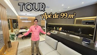 TOUR DE LUXO! APARTAMENTO MODERNO E TECNOLÓGICO EM GOIÂNIA! #apartamento #apartamentodecorado