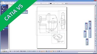 Spannvorrichtung - Catia v5 Training - Assembly Drawing part 3