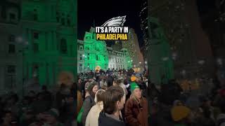 It's a party in Philadelphia! 🍻 #NFL #football #eagles #SuperBowl