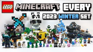 EVERY LEGO Minecraft 2023 Winter Sets Review