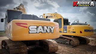 มวยถูกคู่ SANY 200C vs. KOMATSU 200CE