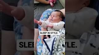 cute baby sleep in style | Whatsapp Status #viral #shorts