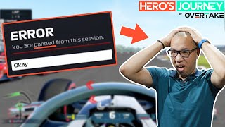 Getting Banned after the first Corner in F1 2021 Multiplayer | Hero's Journey #4