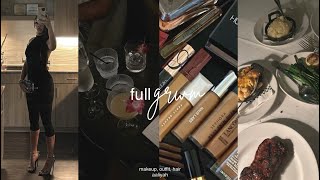 3 in 1 full date night grwm | hair, makeup, outfit | aaliyah