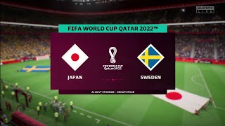 FIFA 23 | Japan vs Sweden - FIFA World Cup Qatar 2022 | Gameplay