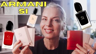 ARMANI SI + 4 FLANKERS | TheTopNote #perfumecollection #perfumereviews